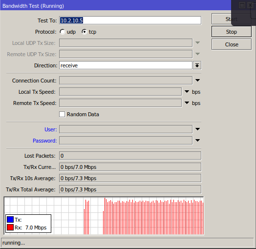 MikroTik Bandwith Server